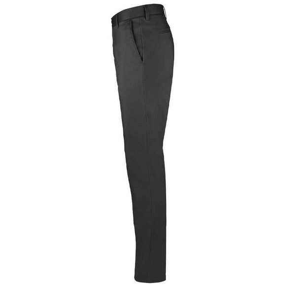 SOLS Mens Jared Stretch Slim Suit Trousers / Black - Picture 2 of 3